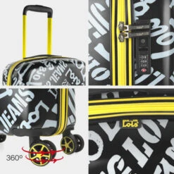 Maleta Cabina Lois Kenner -Almacenamiento De Viaje negro gris sku 16654435 28070830 xxl