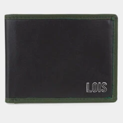 Cartera De Piel De Hombre Lois Davis En Piel -Almacenamiento De Viaje negro kaki sku 16512446 05060826 xxl