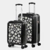 Maletas Mediana Niza Rigida Con Capacidad De L -Almacenamiento De Viaje negro margaritas sku 16648181 30100405 xxl