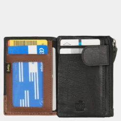 Cartera/Monedero De Hombre Lois Durham En Piel -Almacenamiento De Viaje negro tan sku 16042214 03480689 xxl