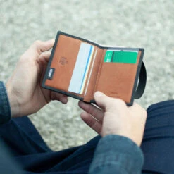 Cartera De Hombre Jaslen Billeteros Piel Jaslen En Piel -Almacenamiento De Viaje negro tostado sku 16042076 20260643 xxl