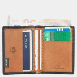 Cartera De Hombre Jaslen Billeteros Piel Jaslen En Piel -Almacenamiento De Viaje negro tostado sku 16042076 20270921 xxl