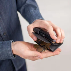 Tarjetero/Billetero De Hombre Jaslen Billeteros Piel Jaslen En Piel 28 Tarjetero/Billetero De Hombre Jaslen Billeteros Piel Jaslen En Piel -Almacenamiento De Viaje negro tostado sku 16619207 28550874 xxl