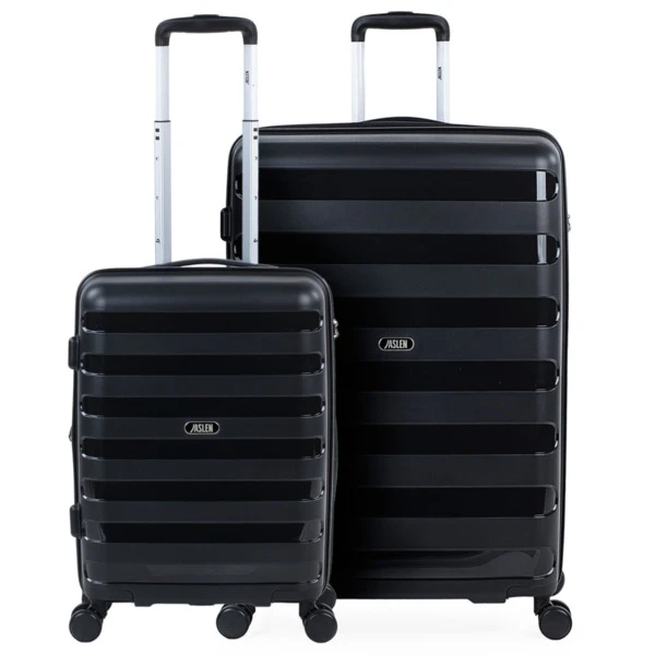 Set De 2 Maletas Trolleys Polipropileno Roma Rígidas Capacidad De 146 L + Extensible 3 Set De 2 Maletas Trolleys Polipropileno Roma Rígidas Capacidad De 146 L + Extensible