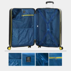 Maleta Grande Rígida Lois Modelo Zion Con Capacidad De 86 L Color -Almacenamiento De Viaje negro sku 16041868 18030646 xxl