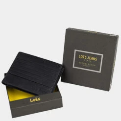 Cartera De Hombre Lois Knight Color En Piel Con Rfid -Almacenamiento De Viaje negro sku 16041956 48520738 xxl