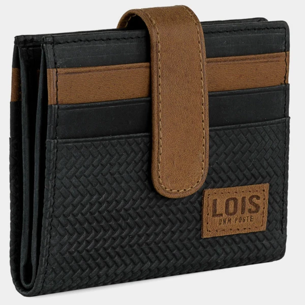 Tarjetero/Billetero De Hombre Lois De La Colección Davidson En Piel Genuina 3 Tarjetero/Billetero De Hombre Lois De La Colección Davidson En Piel Genuina