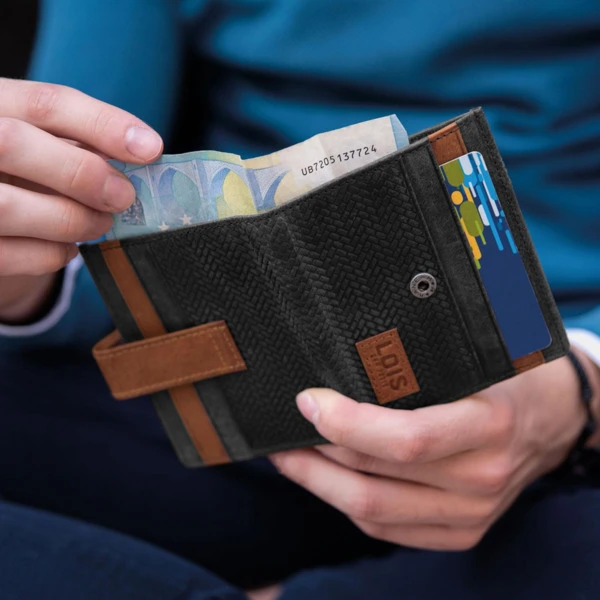 Tarjetero/Billetero De Hombre Lois De La Colección Davidson En Piel Genuina 4 Tarjetero/Billetero De Hombre Lois De La Colección Davidson En Piel Genuina - Imagen 2