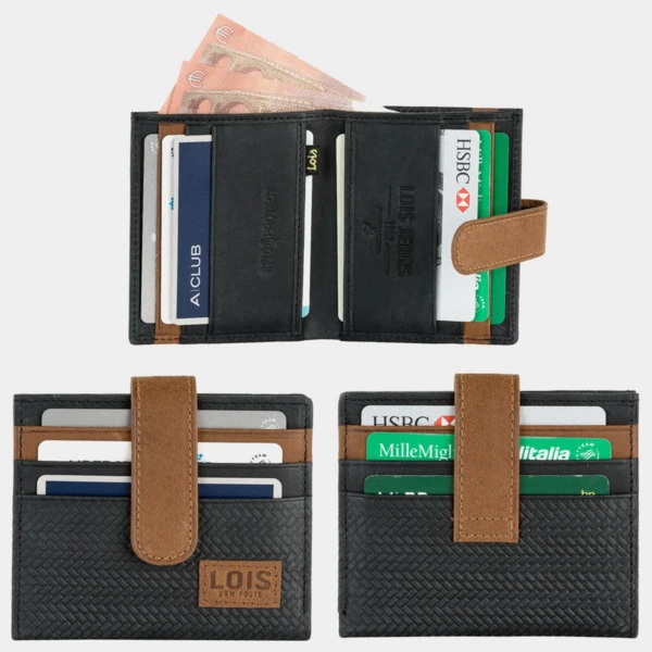 Tarjetero/Billetero De Hombre Lois De La Colección Davidson En Piel Genuina 5 Tarjetero/Billetero De Hombre Lois De La Colección Davidson En Piel Genuina - Imagen 3