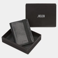 Cartera De Hombre Jaslen Billeteros Piel Jaslen En Piel -Almacenamiento De Viaje negro sku 16042074 20150605 xxl