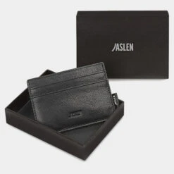 Tarjetero De Hombre Jaslen Billeteros Piel Jaslen En Piel -Almacenamiento De Viaje negro sku 16042090 30120231 xxl