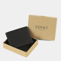 Cartera De Hombre Skpat Dundee En Piel -Almacenamiento De Viaje negro sku 16042194 44360668 xxl