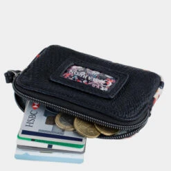 Monedero De Mujer Cimarron De La Colección Quincy En Nylon-Polipiel -Almacenamiento De Viaje negro sku 16042326 30180429 xxl