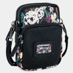 Bolso Bandolera De Mujer Cimarron Colección Quincy En Nylon-Polipiel