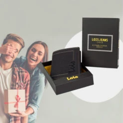 Cartera De Hombre Lois Debauch Color En Piel Con Rfid -Almacenamiento De Viaje negro sku 16062209 23050137 xxl