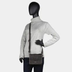 Bolso Bandolera Piel Lois Whitney -Almacenamiento De Viaje negro sku 16144179 33170094 xxl