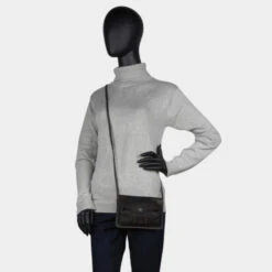 Bolso Bandolera Piel Lois Whitney -Almacenamiento De Viaje negro sku 16144184 12080547 xxl