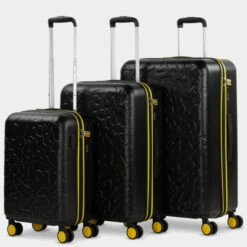 Lois Juego De Maletas (Cabina, Mediana Y Grande) Estocolmo Rígidas De Abs Con Capacidad De 170L -Almacenamiento De Viaje negro sku 16428098 59080555 xxl
