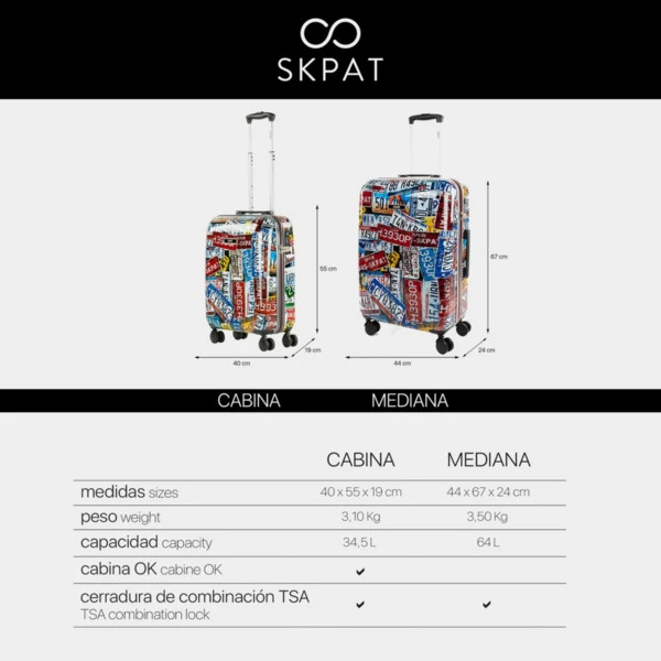 Maleta 60Cm Skpat City 7 Maleta 60Cm Skpat City - Imagen 5