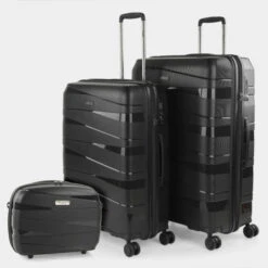 Maletas Mediana Stuttgart Rigida/Blanda Con Capacidad De 92 L -Almacenamiento De Viaje negro sku 16493186 54320629 xxl