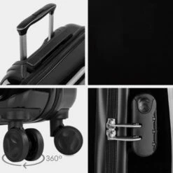 Maletas Mediana Stickers Rigida/Blanda Con Capacidad De L -Almacenamiento De Viaje negro sku 16493259 19230075 xxl