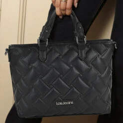 Bolso Shopper Con Bandolera Lois Dewey -Almacenamiento De Viaje negro sku 16512486 46250932 xxl