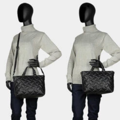 Bolso Shopper Con Bandolera Lois Dewey -Almacenamiento De Viaje negro sku 16512486 46280391 xxl