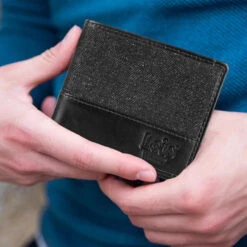 Cartera De Hombre Lois Rogers En Lona/Piel 18 Cartera De Hombre Lois Rogers En Lona/Piel -Almacenamiento De Viaje negro sku 16654456 51080506 xxl