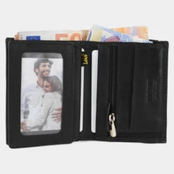 Cartera De Piel De Hombre Lois Thompson En Piel -Almacenamiento De Viaje negro sku 16654477 07300354 xxl