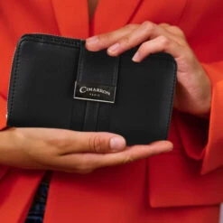 Cartera De Mujer Cimarron Jenison En Polipiel -Almacenamiento De Viaje negro sku 16654625 19420777 xxl