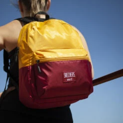 Mochila Unisex Skechers Move En Poliamida -Almacenamiento De Viaje oro viejo sku 16042759 48010874 xxl