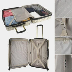 Dkny-905 Maleta 60Cm On Repeat -Almacenamiento De Viaje pebble stone black sku 16663541 37240255 xxl