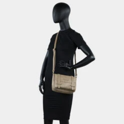 Bolso Con Bandolera De Mujer Lois Colección Calgary Con Cierre Cremallera Y Asa De Muñeca -Almacenamiento De Viaje piedra sku 16042297 55080648 xxl