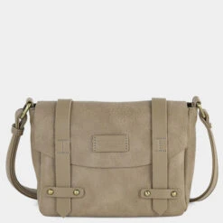 Bolso Con Bandolera De Mujer Lois Colección Calgary Con Cierre Cremallera Y Asa De Muñeca -Almacenamiento De Viaje piedra sku 16042297 55100628 xxl
