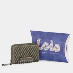 Tarjetero/Monedero De Mujer Lois -Almacenamiento De Viaje plata oscuro sku 16042410 11300702 xxl