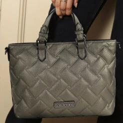 Bolso Shopper Con Bandolera Lois Dewey -Almacenamiento De Viaje plata oscuro sku 16512488 46370714 xxl