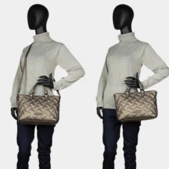 Bolso Shopper Con Bandolera Lois Dewey -Almacenamiento De Viaje plata oscuro sku 16512488 46400074 xxl