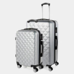 Juego De 2/3 Maletas (Cabina, Mediana Y Grande) Diamond Rigida Con Capacidad De L