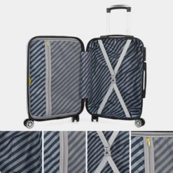 Maleta Cabina Itaca Diamond -Almacenamiento De Viaje plata sku 16654698 42400439 xxl