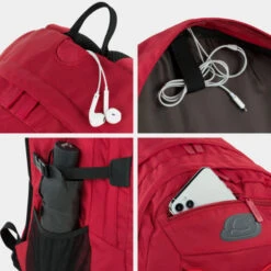 Mochila De Mujer/Hombre Skechers Whitney En Poliéster 24 Mochila De Mujer/Hombre Skechers Whitney En Poliéster -Almacenamiento De Viaje rojo escarlata sku 16042763 59120751 xxl