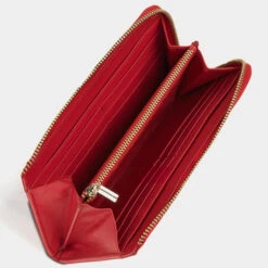 Cartera De Mujer Jaslen Georgia En Piel -Almacenamiento De Viaje rojo sku 16042141 58390779 xxl