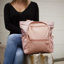 Bolso Tote De Mujer/Hombre Skechers Angels En Nylon -Almacenamiento De Viaje rosa bruma sku 16065316 45300404 xxl