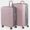 Juego De Maletas (Mediana Y Grande) San Marino En Abs Extensibles Con Capacidad De 191L Con Tsa -Almacenamiento De Viaje rosa plata sku 16041888 30280261 xxl