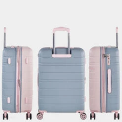 Maleta Mediana San Marino En Abs Extensibles Con Capacidad De 78L Con Tsa -Almacenamiento De Viaje rosa plata sku 16041909 41480052 xxl