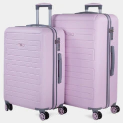 Juego De Maletas (Mediana Y Grande) Monaco En Abs Extensibles Con Capacidad De 162 L Con Tsa -Almacenamiento De Viaje rosa sku 16041926 30180239 xxl