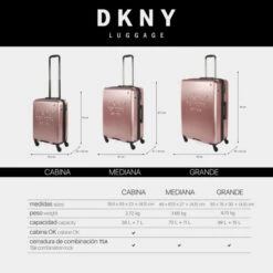 Dkny-904 Maleta 70Cm New Yorker -Almacenamiento De Viaje rose gold metallic sku 16663535 03050846 xxl