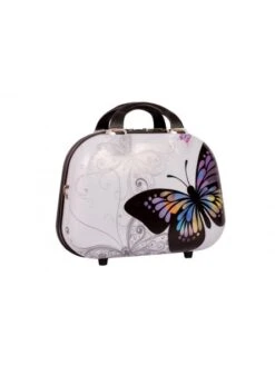 Set Maleta Pequeña + Neceser + MP3 Mariposas -Almacenamiento De Viaje set neceser maleta pequena mariposas 10