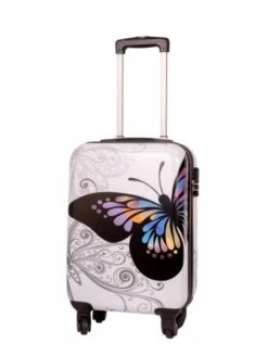 Set Maleta Pequeña + Neceser + MP3 Mariposas -Almacenamiento De Viaje set neceser maleta pequena mariposas 6