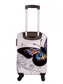 Set Maleta Pequeña + Neceser + MP3 Mariposas -Almacenamiento De Viaje set neceser maleta pequena mariposas 9
