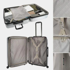 Dkny-904 Maleta 70Cm New Yorker -Almacenamiento De Viaje silver metallic sku 16663533 02530865 xxl